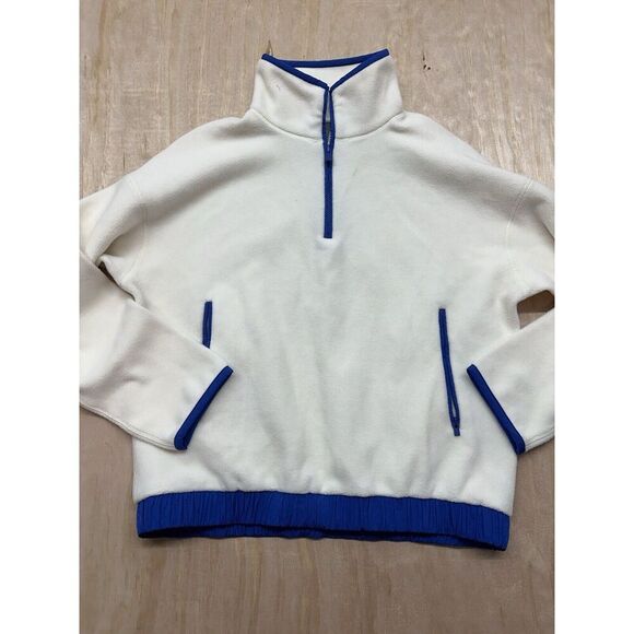 Sweaty Betty London Mallow Fleece 1/2 Zip New! (make Up From Try On) Beige Sz Sm - Picture 1 of 5